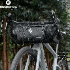 RideMate 100% Waterproof Bike Handlebar Bag 8L Double-sided Opening Expanded Capacity