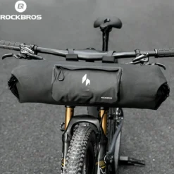 RideMate 100% Waterproof Bike Handlebar Bag 8L Double-sided Opening Expanded Capacity