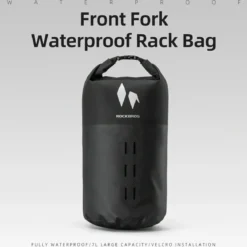 RideMate 100% Waterproof Front Fork Rack Bag 7L