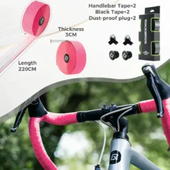 Road Bike Handlebar Tape 3mm Extra Long 220cm