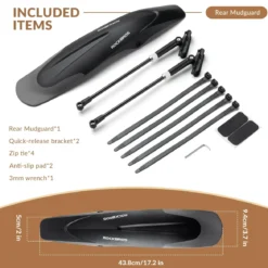 ROCKBROS Adjustable Bike Fender for 26
