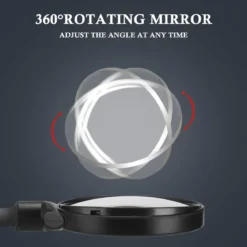 ROCKBROS 360° Adjustable HD Bike Mirror, Wide Angle Convex for Men Women