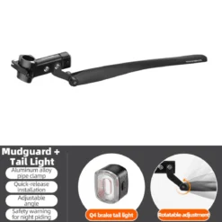 ROCKBROS Bicycle Front and Rear Fender Set - Quick Release, Adjustable