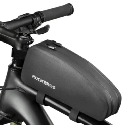 ROCKBROS Bike Bag Top Tube Bike Frame Bag Waterproof Two Zipper Pockets