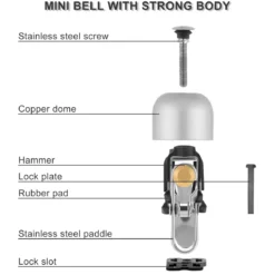 ROCKBROS Bike Classic Bicycle Bell Loud Sound Bells