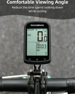 ROCKBROS Bike Computer Mount Out-Front Aluminum Integrated Bicycle Cycling Computer Mount