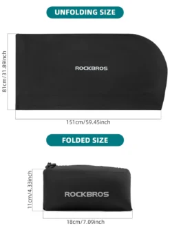 ROCKBROS Bike Cover for 19-27.5 inches Bikes Bike Storage Bag Foldable Storage Bag