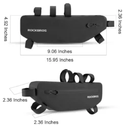 ROCKBROS Bike Frame Bag Waterproof Bike Triangle Bag