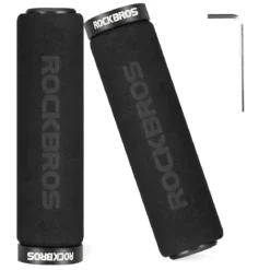 ROCKBROS Bike Grips Foam Single Lock on Bicycle Soft Comfortable Non-Slip Bike Handle Grips