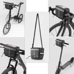 ROCKBROS Bike Handlebar Bag Bicycle Front Storage Bags