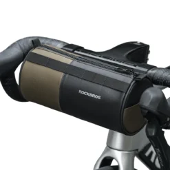ROCKBROS Bike Handlebar Bag with Shoulder Strap for Road, Mountain Gravel Bikes
