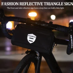 ROCKBROS Bike Handlebar Front Frame Bag with Removable Shoulder Strap for Cycling