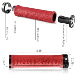 ROCKBROS Bike Handlebar Grips Double Lock-on MTB Bicycle Handle Bar Grips