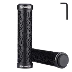 ROCKBROS Bike Handlebar Grips Double Lock-on Non-Slip Grips for MTB, BMX 22.2mm