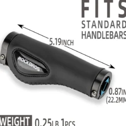 ROCKBROS Bike Handle Grips Ergonomics Design Soft Gel Dual Lock