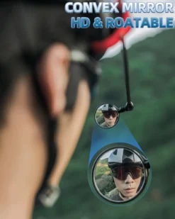 ROCKBROS Bike Helmet Mirror Detachable Fixing Way ycling Mirror