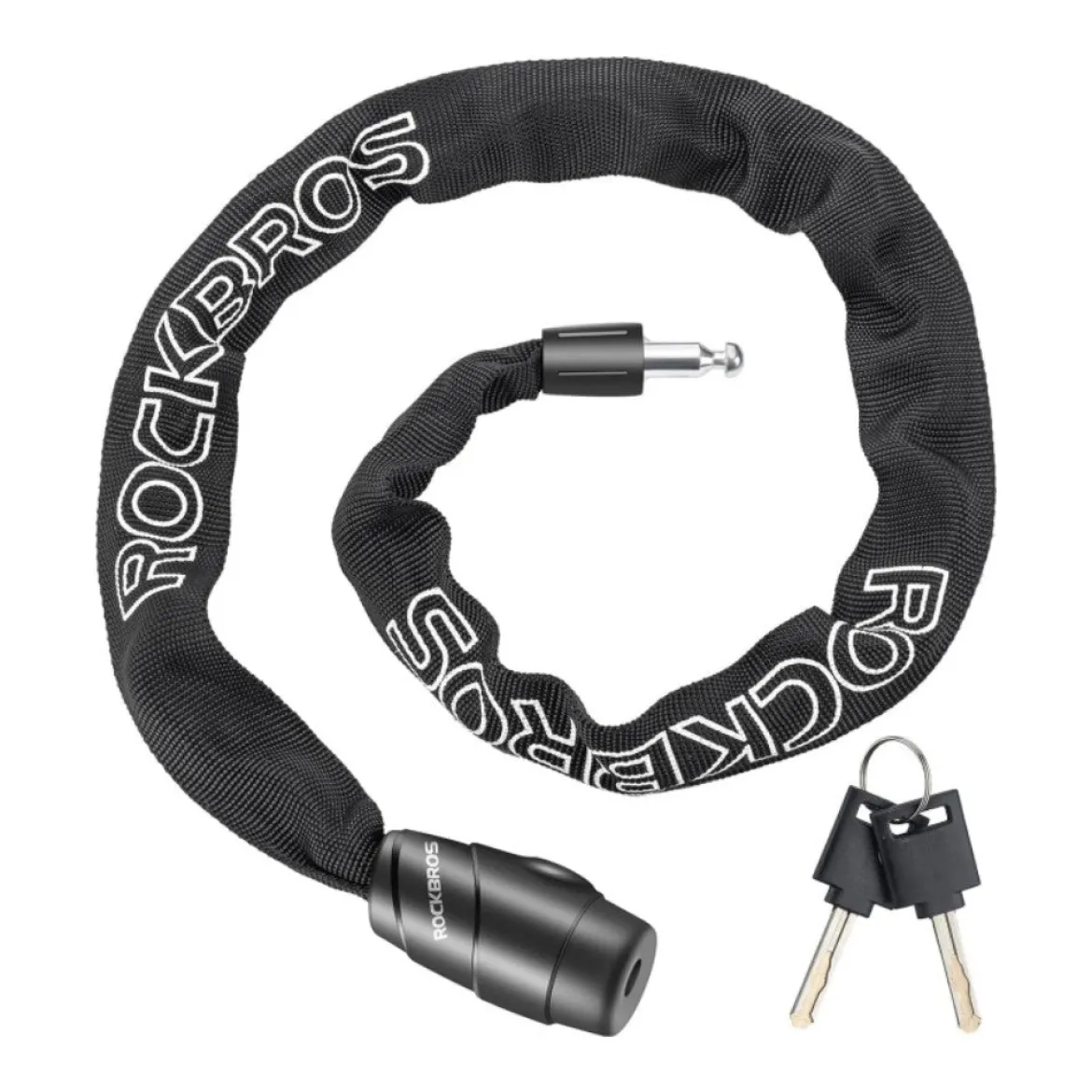 ROCKBROS Bike Lock Chain Bicycle Lock, Heavy Duty Anti Theft