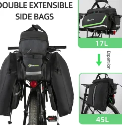 ROCKBROS Bike Panniers for Bicycle Trunk Bag 17L-45L bag Waterproof