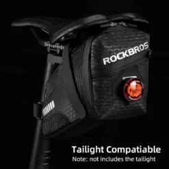 ROCKBROS Bike Saddle Bag Under Seat 1.5L Cycling Accessories Storage Pouch