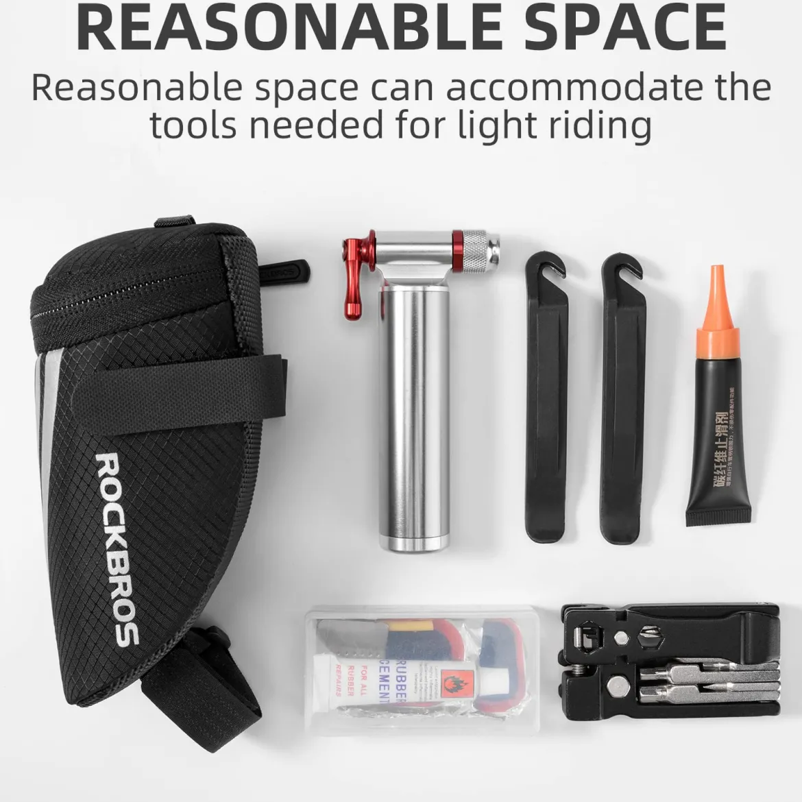 ROCKBROS Bike Saddle Seat Bag Under Seat