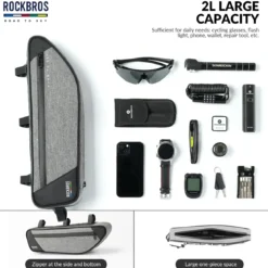 ROCKBROS Bike Triangle Bag-Road to sky