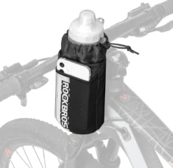 ROCKBROS Bike Water Bottle Holder Bag Handlebar Stem Bag