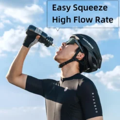 ROCKBROS Bike Water Bottle Squeeze Bicycle Water Bottle BPA-Free