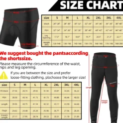 ROCKBROS Breathable Cycling Trousers 2 in 1 With Quick-Drying Padding