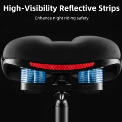 ROCKBROS Comfort Gel Bike Seat Breathable Waterproof Saddle Cruiser/Mountain/Fat Bikes