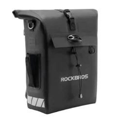 ROCKBROS Convertible Waterproof Bike Rack Bag 18L Adjustable Capacity Backpack Straps