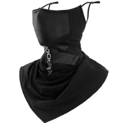 ROCKBROS Cooling Neck Gaiter with Ear Loops – Breathable Summer Face Cover for Cycling Fishing