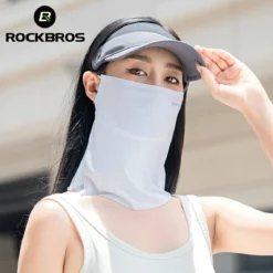 ROCKBROS Cooling Neck Gaiter with Ear Loops – UV Protection for Cycling