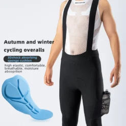 ROCKBROS Cycling Bibs with 3D Padded Stretch Bike Pants