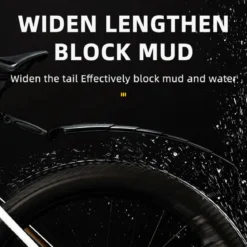 ROCKBROS Cycling Rear Fender Front Mudguard Road Mountain Bike Fender Adjustable