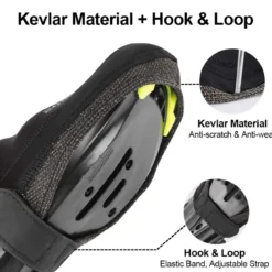 ROCKBROS Cycling Shoe Toe Covers Winter Toe Warmers Cycling Overshoes Protectors Kevlar