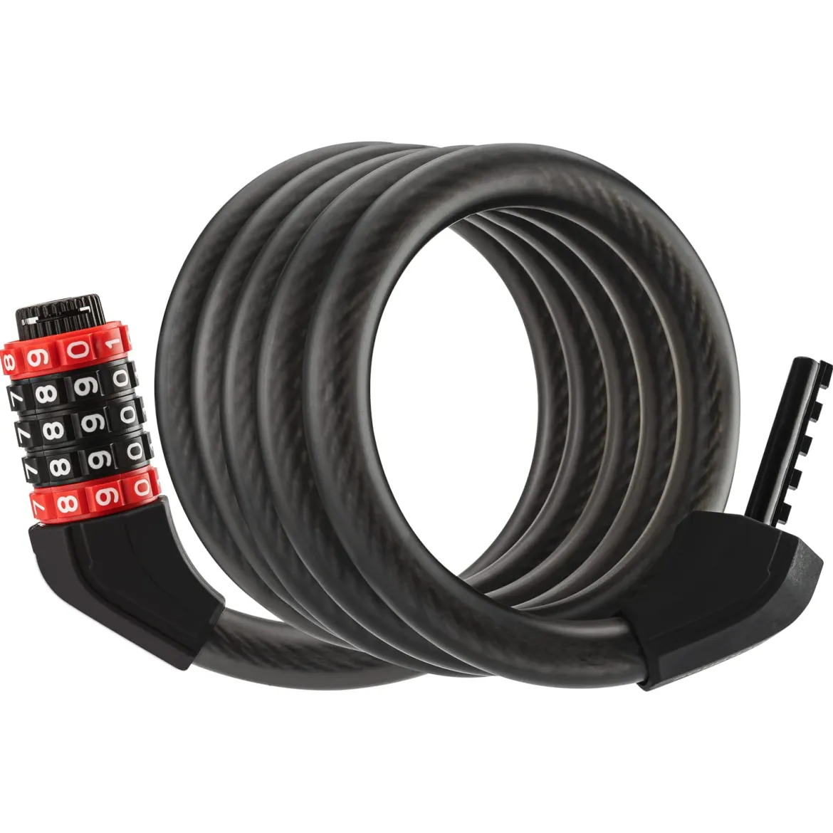 ROCKBROS 5-Digit Bike Lock Cable 70 Inch Combination Lock (5.9ft)