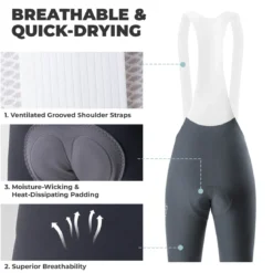 ROCKBROS DOLOMITI Pads Men’s Cycling Bib Shorts - YDDK008