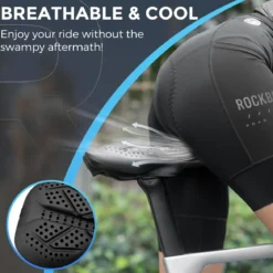 ROCKBROS Extra Soft Silicone Bike Seat Cushion – Anti-Slip, Breathable Cover