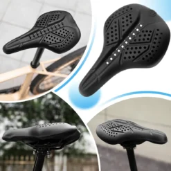 ROCKBROS Extra Soft Silicone Bike Seat Cushion – Anti-Slip, Breathable Cover