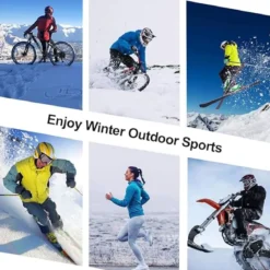 ROCKBROS Fleece Ear Warmers Headband for Running Cycling Skiing Winter Warmth