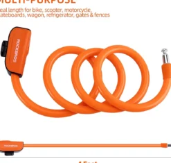 ROCKBROS 3ft Bike Cable Lock - Secure, Lightweight with Mounting Bracket