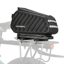 ROCKBROS Hard Shell EVA Bike Rack Bags Waterproof with Lock 7.5L