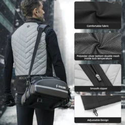 ROCKBROS Heated Vest – Fast Heating, 5 Zones, Unisex, Washable