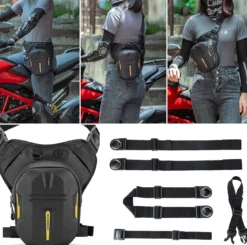 ROCKBROS 3-IN-1 Motorcycle Leg Bag Waterproof, Multi-Functional 10L Pack