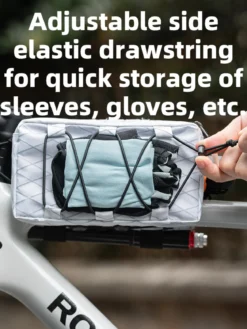 ROCKBROS 1L Bicycle Tube Bag - Dual Storage & Portable Shoulder Bag