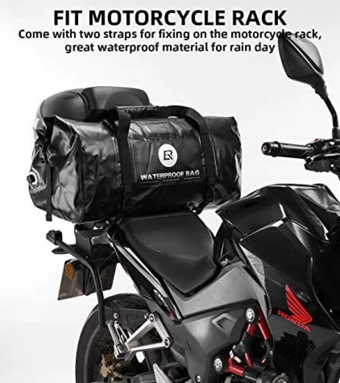 ROCKBROS 60L Dry Duffel Waterproof Duffel Bag Motorcycle Travel Bag