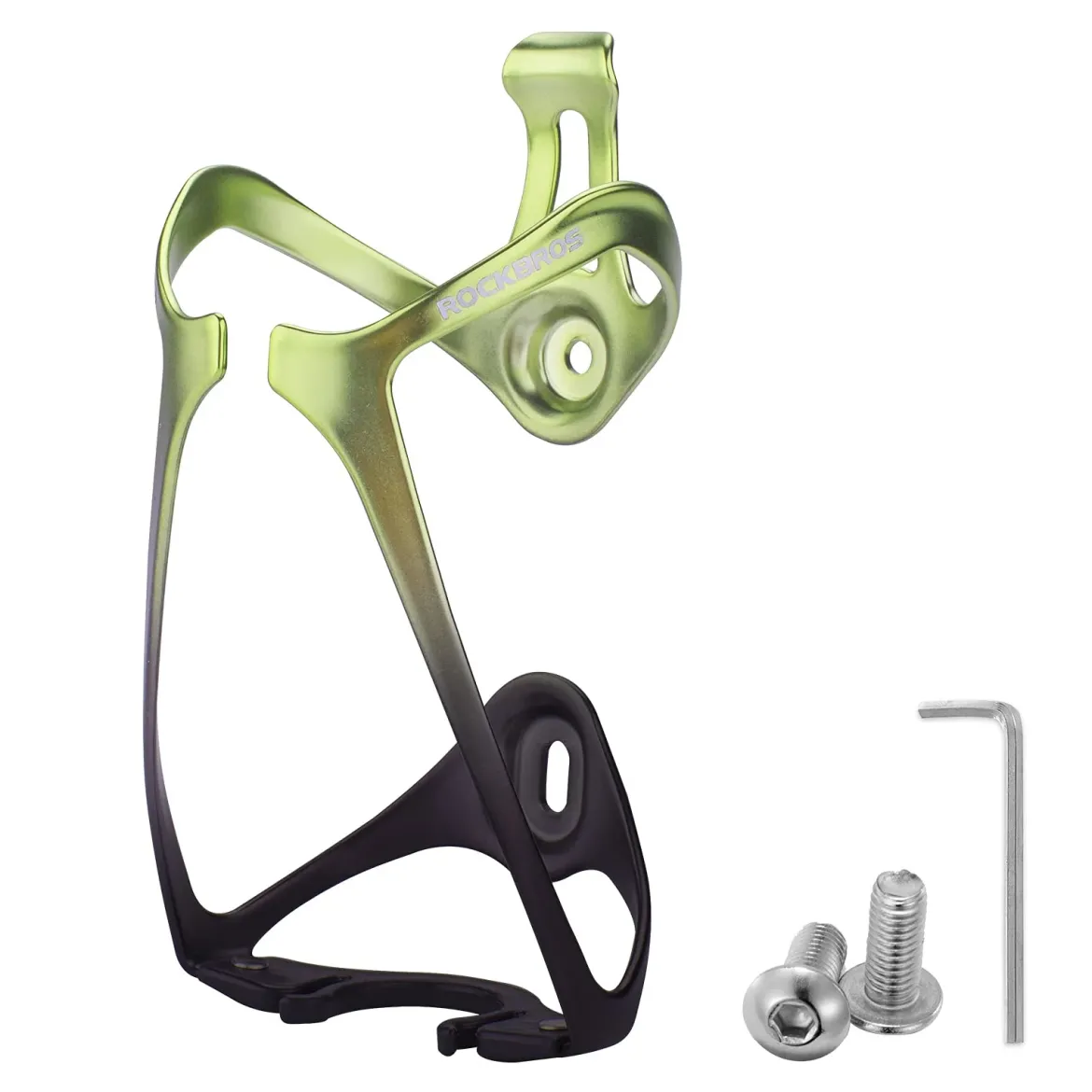 ROCKBROS Lightweight Aluminum Bike Water Bottle Cage Secure Adjustable Holder for Cycling