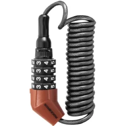 ROCKBROS Lightweight Helmet Lock, Resettable Combination Cable Lock for Bike & Luggage