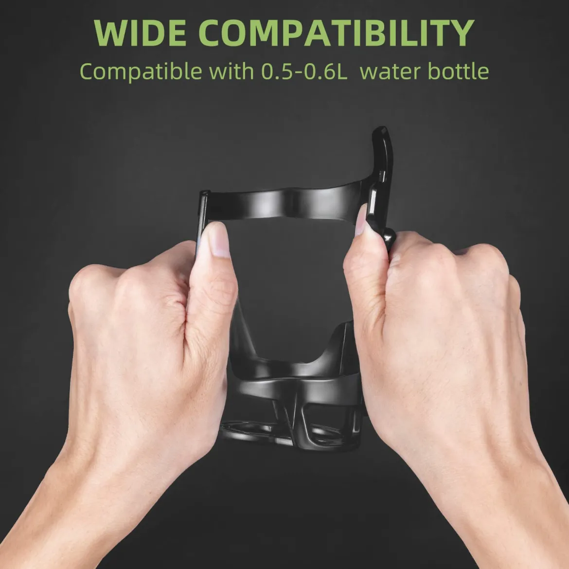 ROCKBROS Lightweight Slide Entry Bike Water Bottle Cage Adjustable Drink Holder