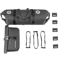 ROCKBROS 12L-20L Waterproof Bikepacking Handlebar Bags with 2 Dry Packs for Bikes